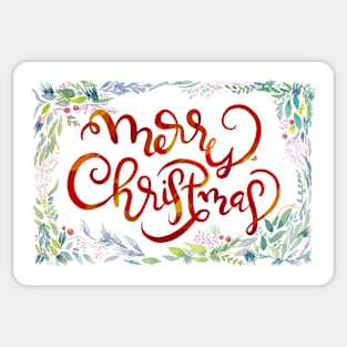 Merry Christmas- Christmas Card Sticker